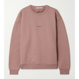 Acne Studios printed organic cotton-jersey sweatshirt